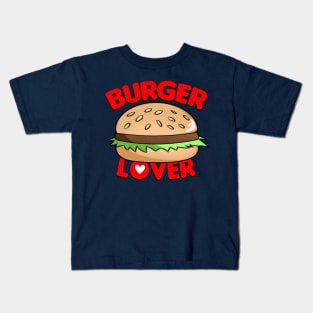 Kawaii Burger Slogan Gift For Foodies And Burger Lovers Kids T-Shirt